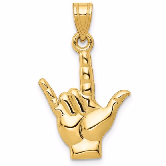 Jewelry - 14k I Love You Hand/Sign Language Charm